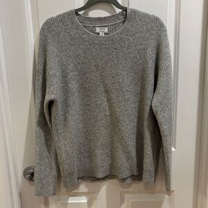 J CREW Classic Gray Crewneck Sweater Women’s Small